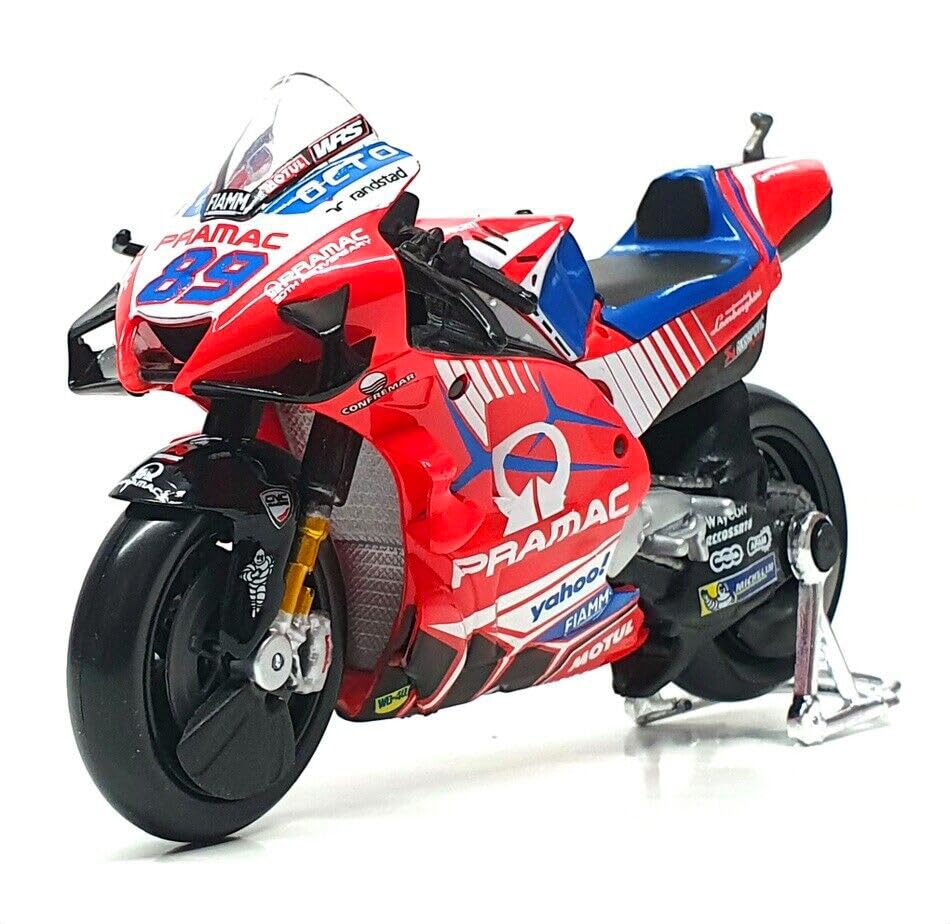 Bburago 1/18 Scale 36379 - Desmosedice GP Pramac Motorbike Moto GP Racing #89 Jorge Martin