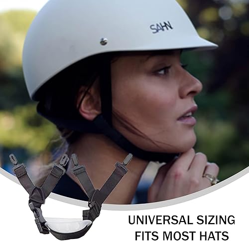 Miniatura 7 de Paquete de 2 correas de barbilla para casco, correa universal para casco de hockey, correa de barbilla para casco de fútbol, correa de barbilla de