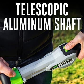 EGO Power+ String Trimmer, Battery Powered, 15 Trimmer for Weeds and Grass with POWERLOAD, Telescopic Aluminum Shaft, Includes 56V 2.5Ah Battery and Charger - ST1511T