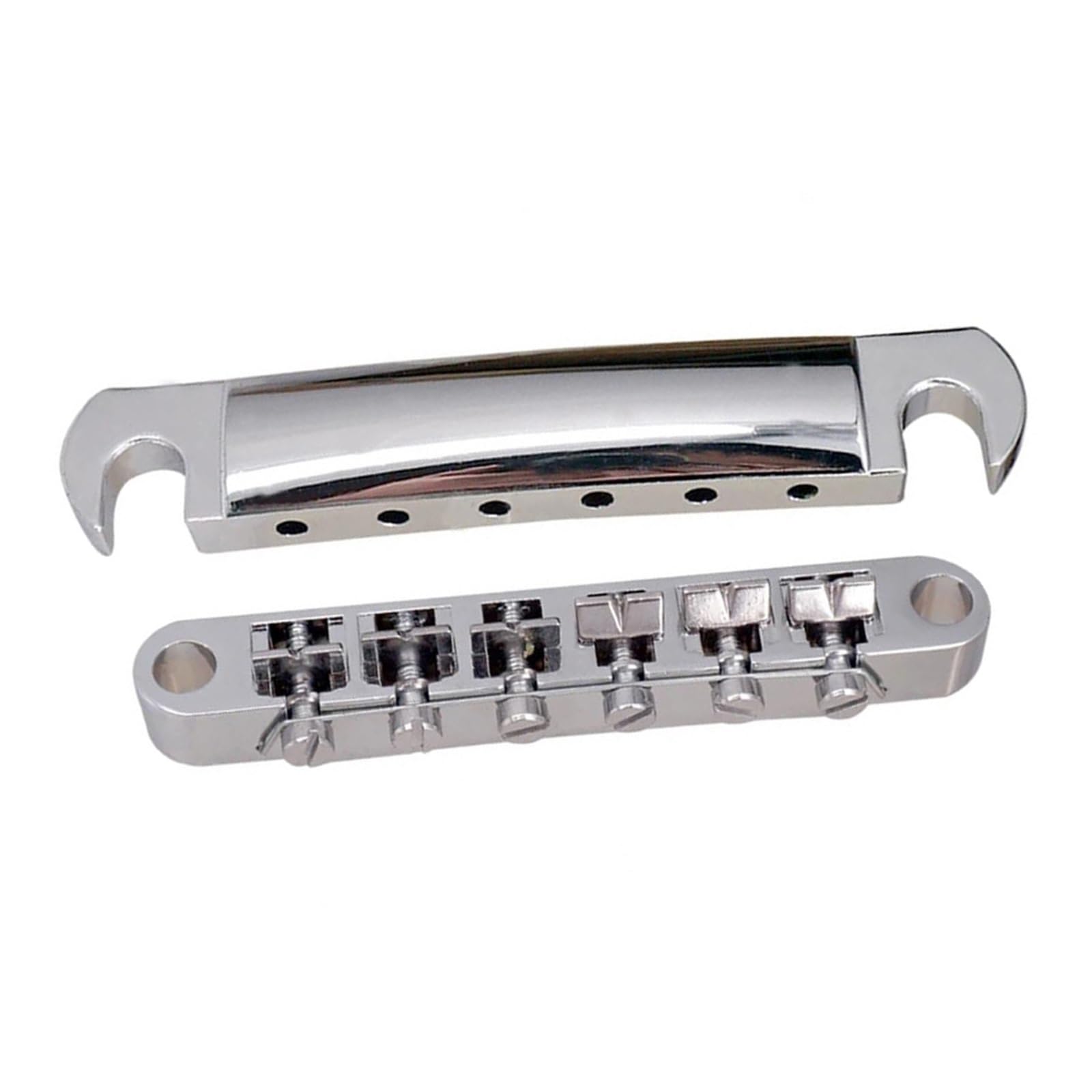 Mostek Gitarowy Mostek Do Gitary Elektrycznej Z Kołkami Blokującymi Siodło Rolkowe Metalowa Końcówka Części Zamiennych Płyt LP