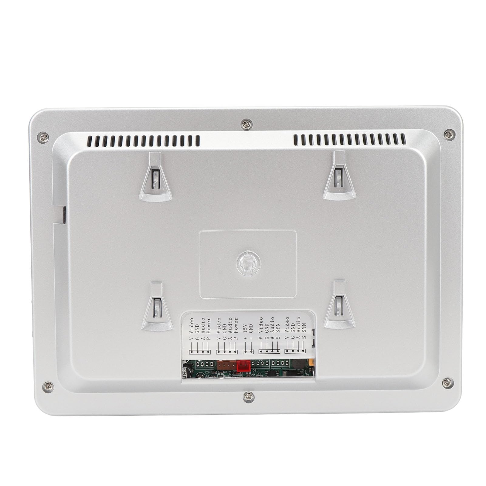 Sistemas Videocitofono Cablato, Monitor Videocitofono da 7 Pollici con Visione Notturna IR, Kit Videocitofono Supporto Monitoraggio, Sblocco, Citofono Bidirezionale per (argento