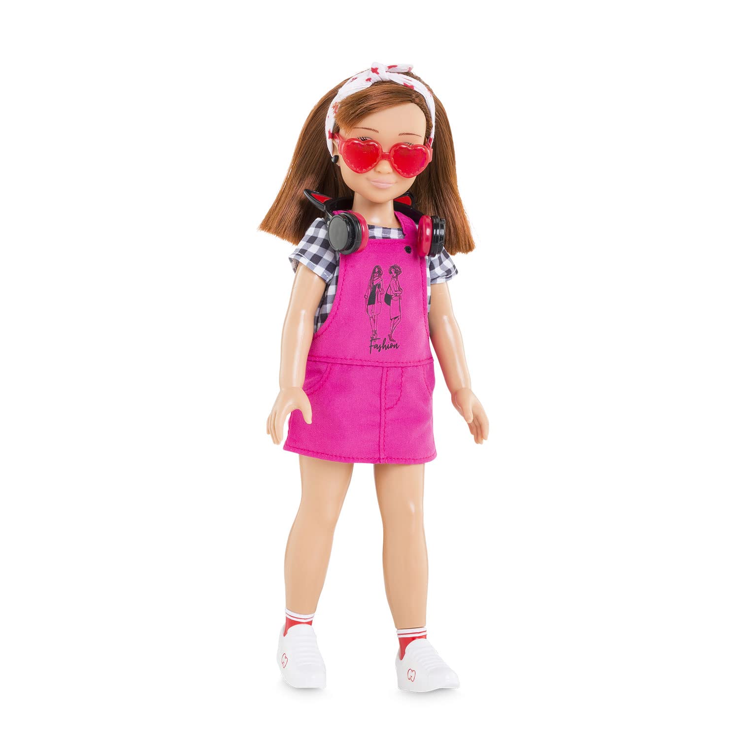 Corolle Girls – Ensemble Hiver 6 Accessoires – Bonnet, Écharpe, Moufles, Patins – Dès 4 Ans
