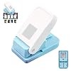 1x0.8inch Stamp Cutter Square Paper Punch Portable Square Hole Punch Craft Punch Stamp Punch for Paper Crafting Scrapbooking Handmade Paper Punch for Crafting Scrapbooking DIY Card Making