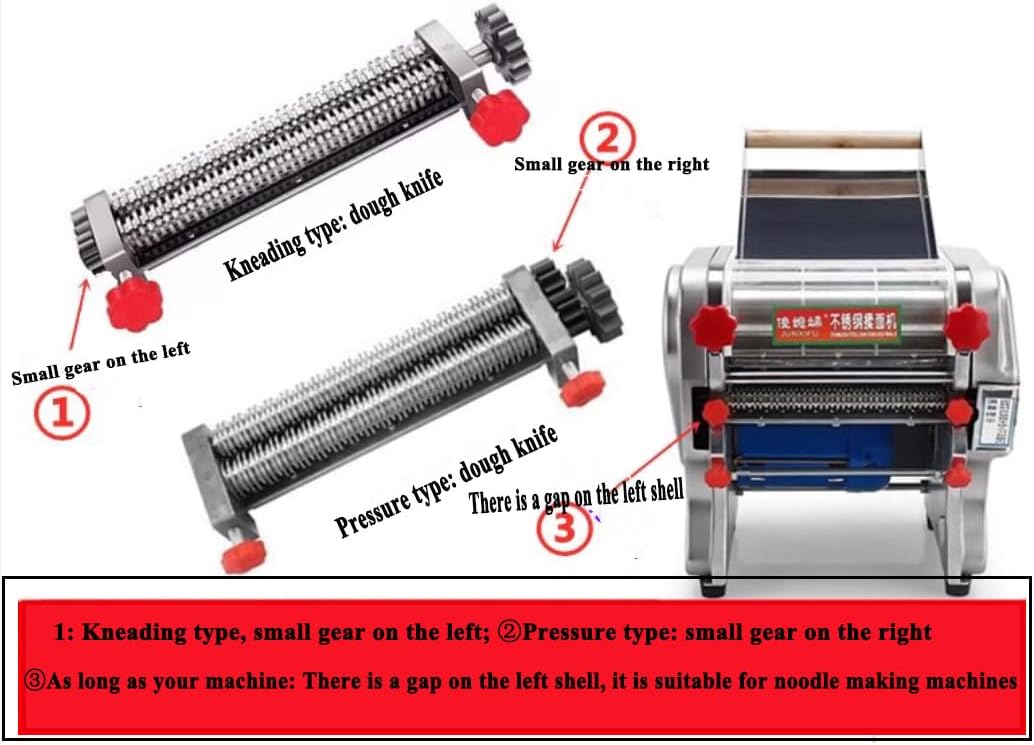 Noodle Cutter 2.5mm Round Cutter for for 180 Model,110V Stainless Steel Electric Noodle Making Pasta Maker Noodle Machine Accessories(Just Include Round Cutter 2.5mm)