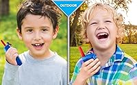 Vista 6 de eKids Walkie Talkies de juguete de la Patrulla Canina para niños, sin estática y con rango extendido para interiores y exteriores, juguetes