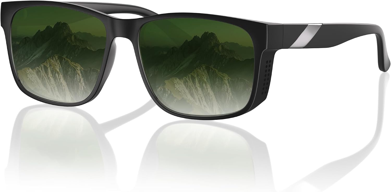 Women and Men for Classic Rectangular Polarized Sunglasses
