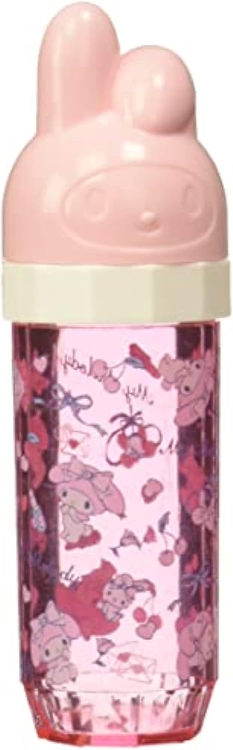 Sanrio My Melody Portable Cotton Swab Case 3.2×10.4cm Makeup Travel Cases (Fluffy)