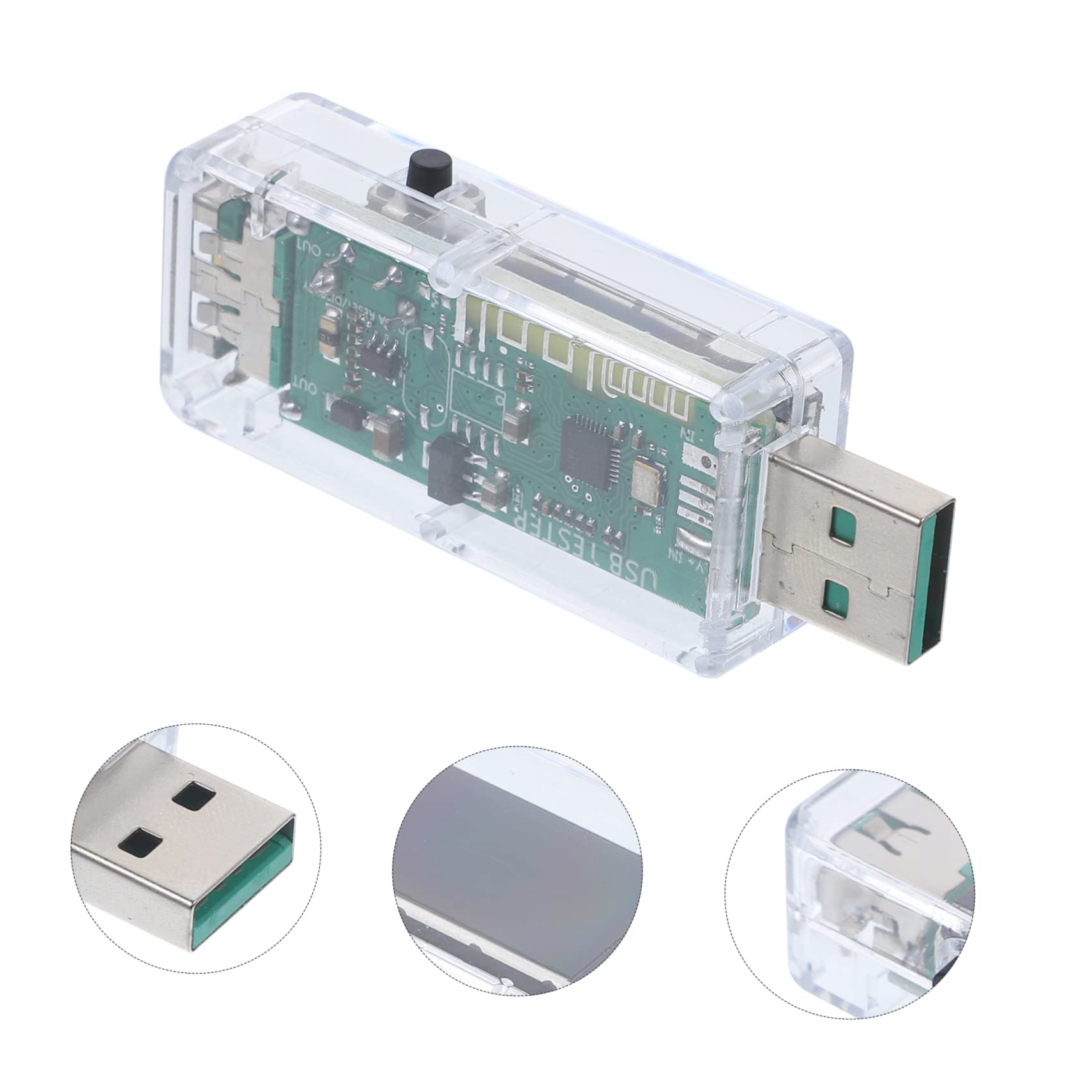 Hemobllo 5 Sztuk USB Tester USB A Woltomierz Miernik Napięcia Miernik Mocy Napięcie I Tester Napięcia Mocy Cyfrowy A