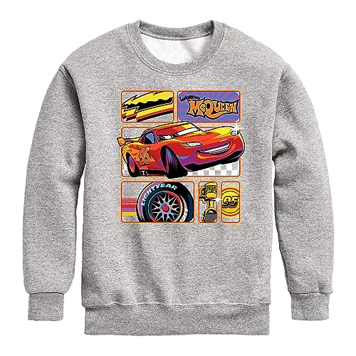 Disney Cars - Lightning McQueen Best Trophies - Toddler & Youth Crewneck Fleece Sweatshirt