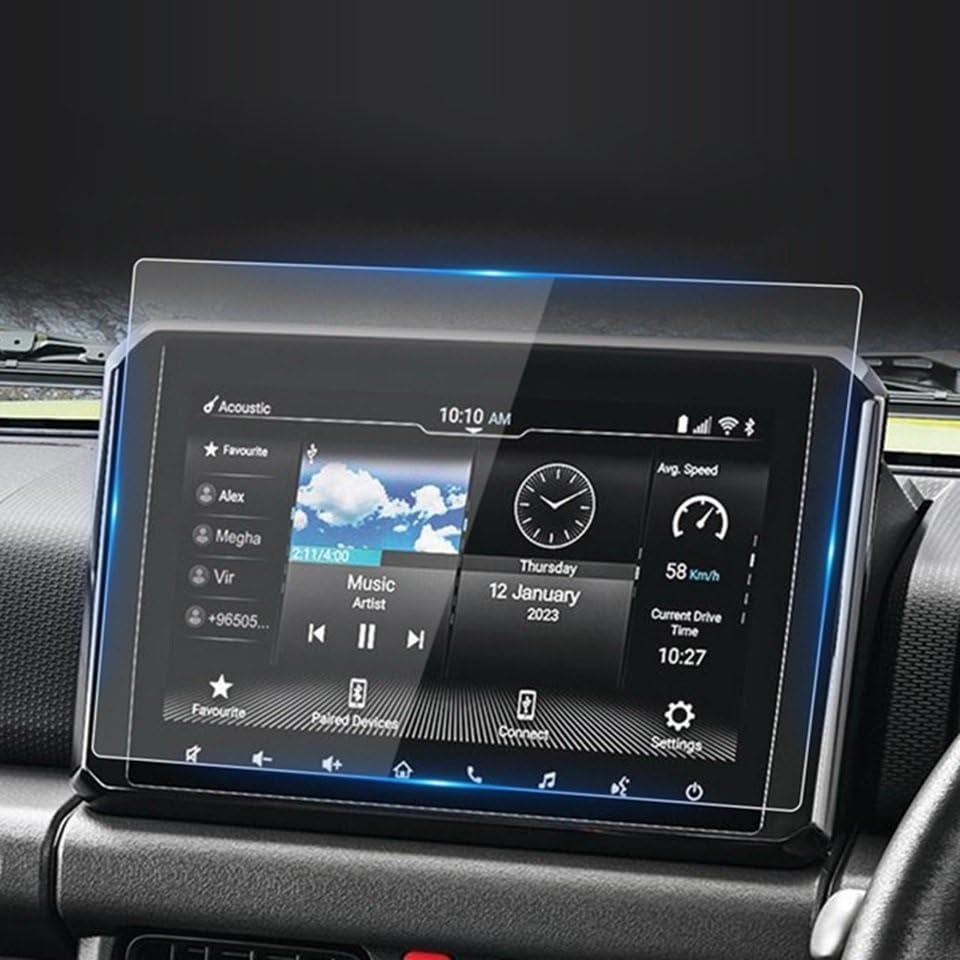 Protection écran cassé Suzuki Jimny résout les rayures du GPS de voiture