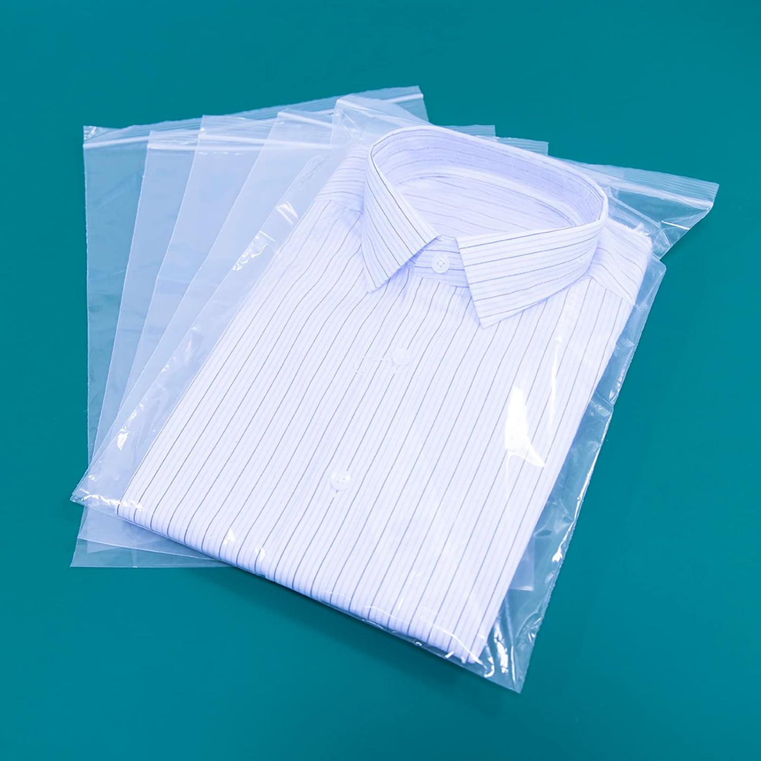 iMailer - 100 Count - 11" x 14" Large Zip Bags - 2 Mil Reclosable Zip Plastic Poly Bags with Lock Seal Zipper for Prints, Photos, Documents, Clothing, T-Shirt image 5
