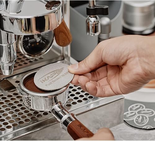 Miniatura 3 de IKAPE - Pantalla de disco espresso de 2.008 in, 0.067 in de grosor, pantalla de disco de 100 m fabricada con acero inoxidable 316, filtro de café