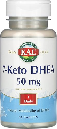 KAL 7 Keto DHEA 50 MG, 30 CT