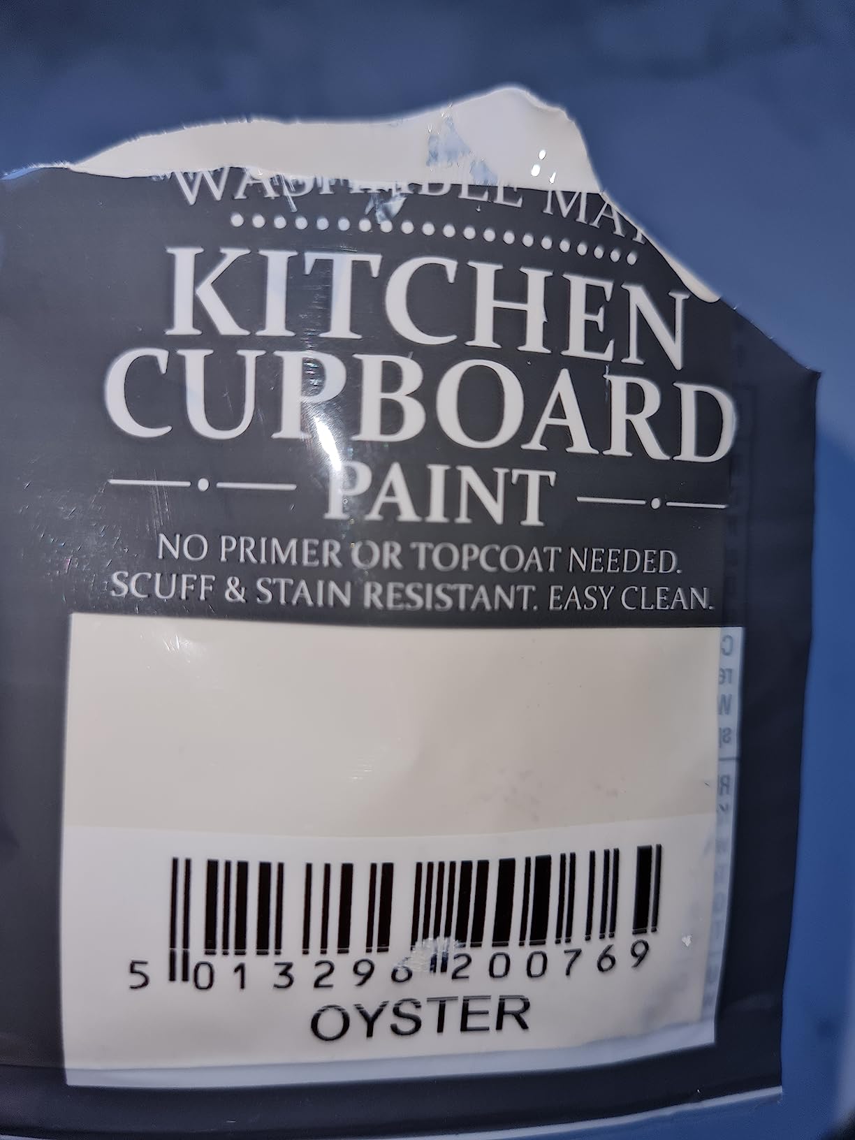 RustOleum Kitchen Cupboard Paint Tester Sachet Chalk White 10ml