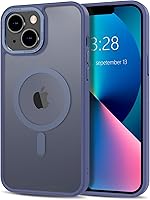 Vista 315 de Anuck - Funda magnética para iPhone 11 compatible con MagSafe, carcasa trasera mate translúcida dura, borde de TPU, delgada, resistente a impactos