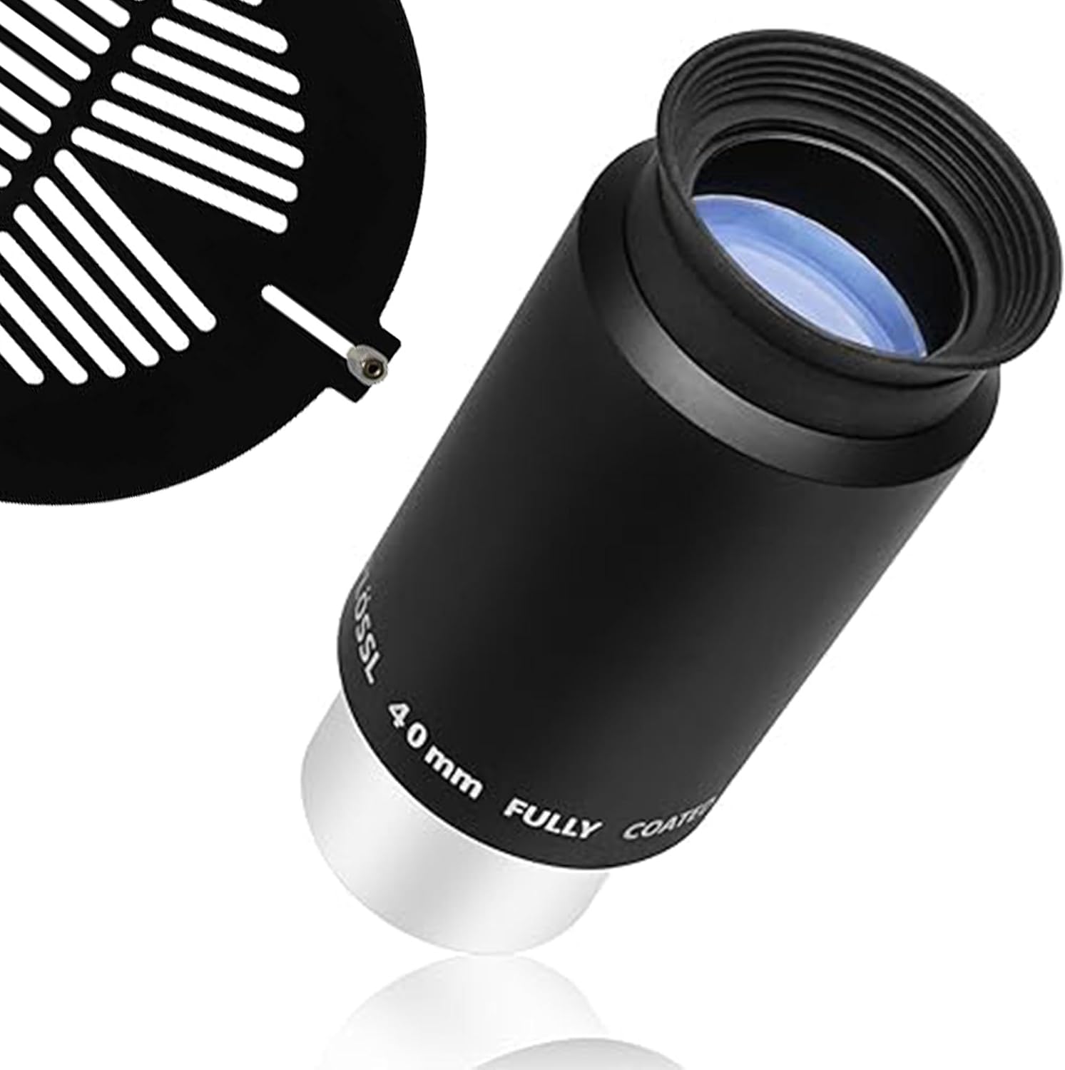 Astromania FM120mm Bahtinov Mask for a Tube (OD) from 125mm-180mm - Bundle with - 1.25" 40mm Plossl Telescope Eyepiece