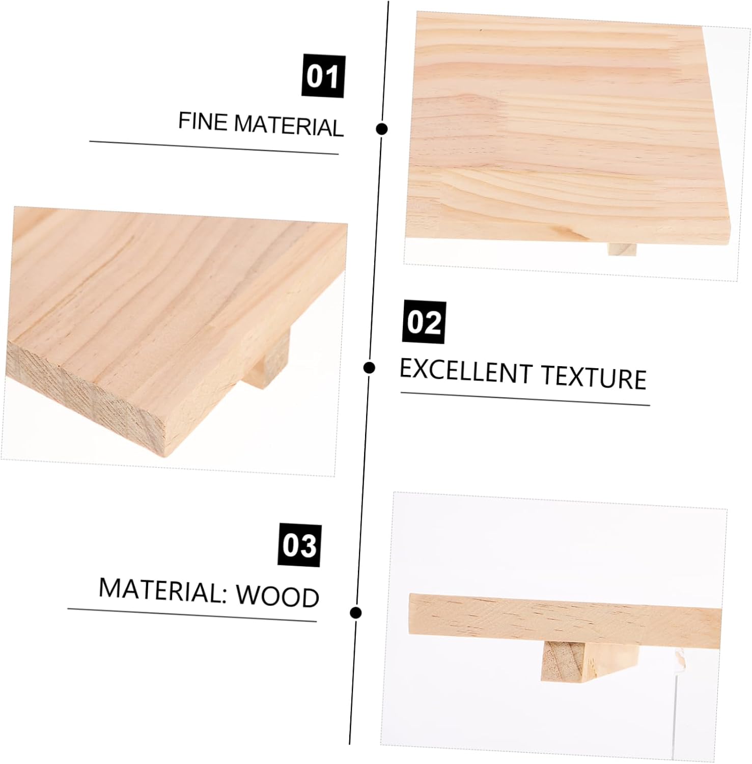 Handmade Solid Wood Sculpture Base Pottery Clay Board Mason Board Pad Clay Carving Tools