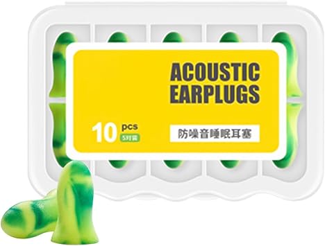 Sleep Ear Plugs 35dB Noise Reduction Ear Plugs Reusable Noise Cancelling