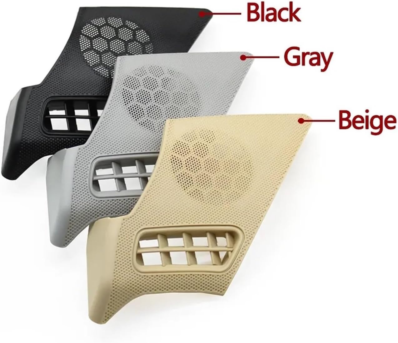 Car Board Left Right Side Air Vent Speaker Grill Compatible E Class W210 E320 E430 E55 1995-2000 2106800539(Gray Left)(Gray Right)