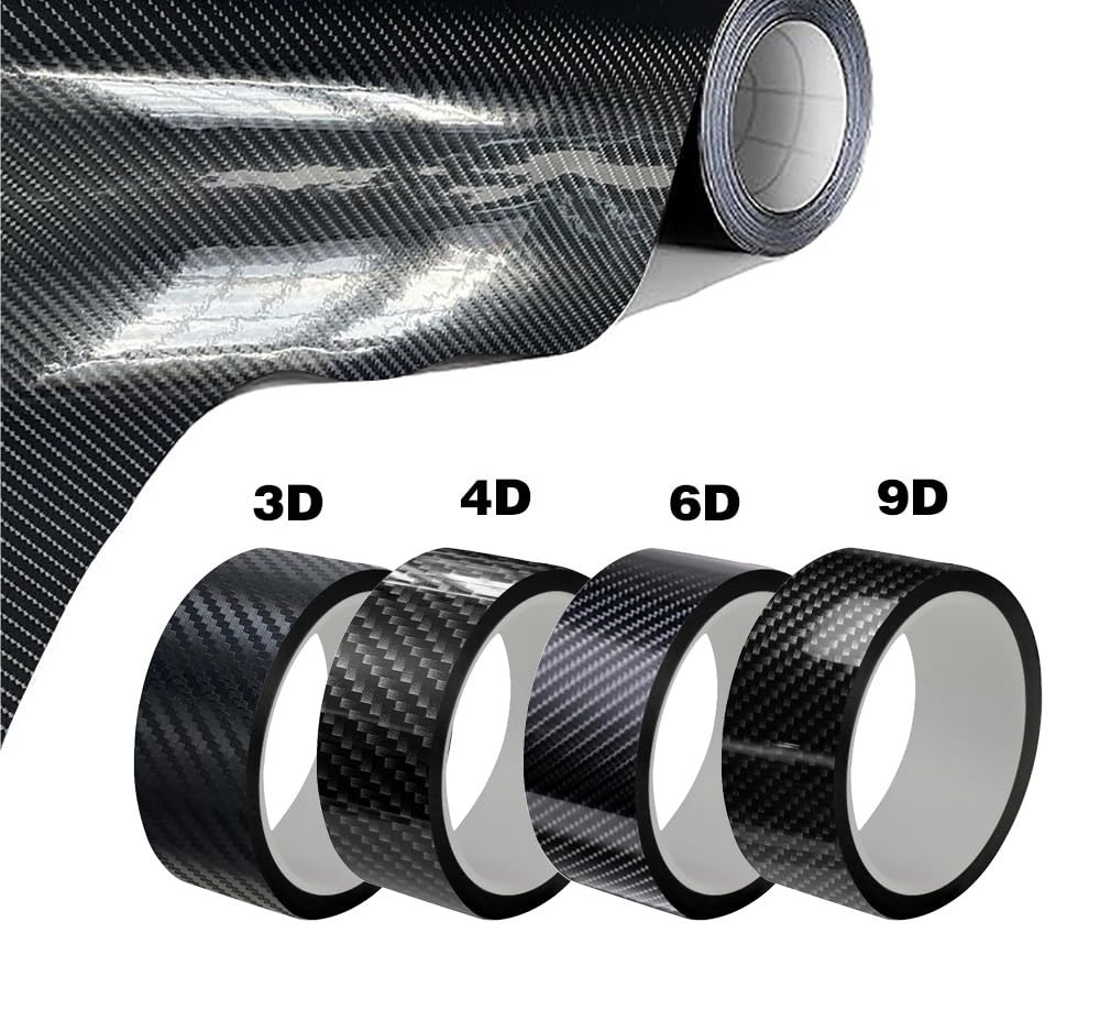 Pellicola Wrapping Auto 3D 4D 5D 6D 9D Pellicola for auto in vinile in fibra di carbonio Adesivo di protezione autoadesivo for cofano auto Corpo moto Accessori for decalcomanie fai da te Pellicola Ade