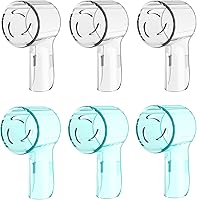 Vista 8 de Paquete de 6 fundas para cepillos de dientes a prueba de polvo compatibles con cabezales de repuesto Oral B iO Ultimate Clean Gentle Care y cepillos