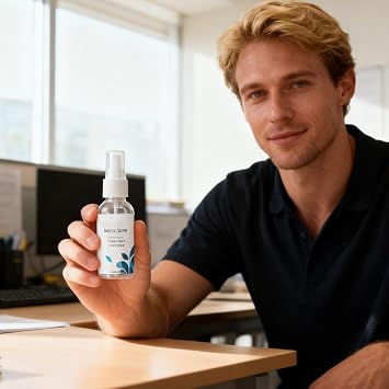 Men Energizing Spray - 30 ml Men's Grooming Spray | Refreshing Mist For Balance Energy Boost Vitality Maintenance, Fast Absorbing Gentle Formula For Daily Health, Enhances Intimate Comfort