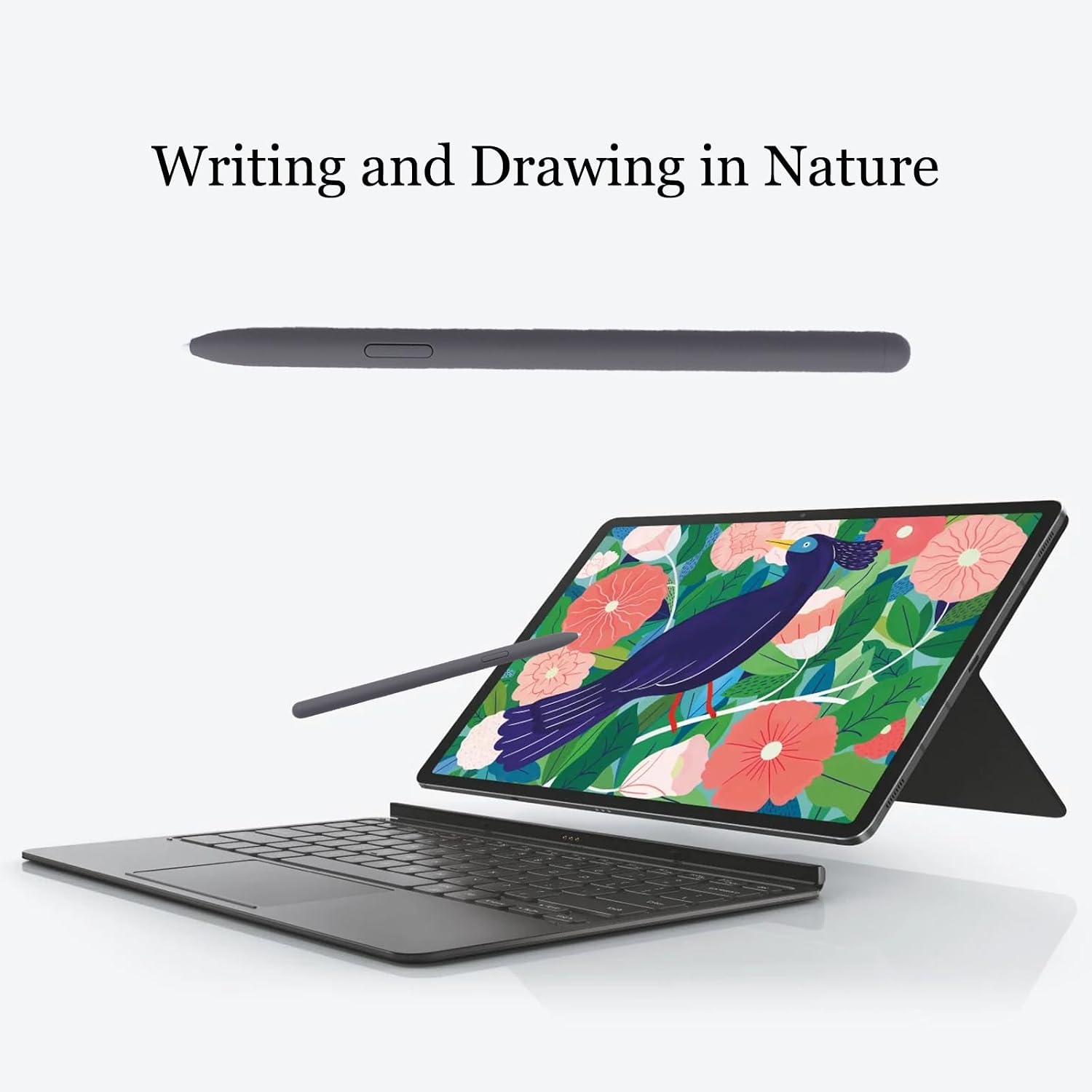 2Pack Galaxy Tab S9 FE S Pen for Samsung Galaxy Tab S9 FE Stylus Pen,Gray image 4