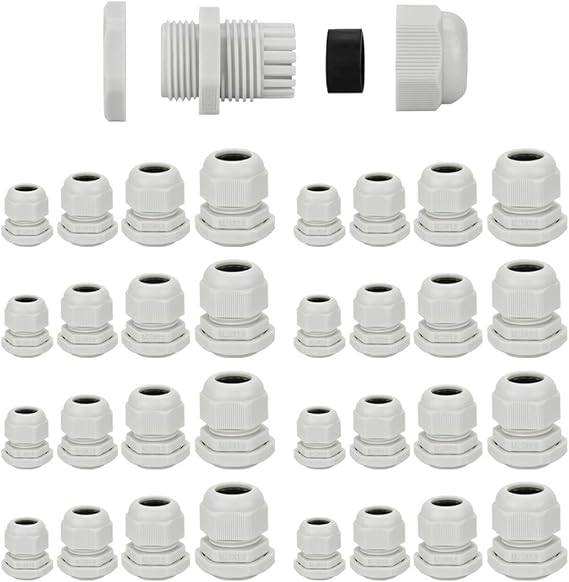 Pressacavi Impermeabile IP68 M20 - 20 Pezzi In Plastica Per Guaine Elettriche - Foto 14