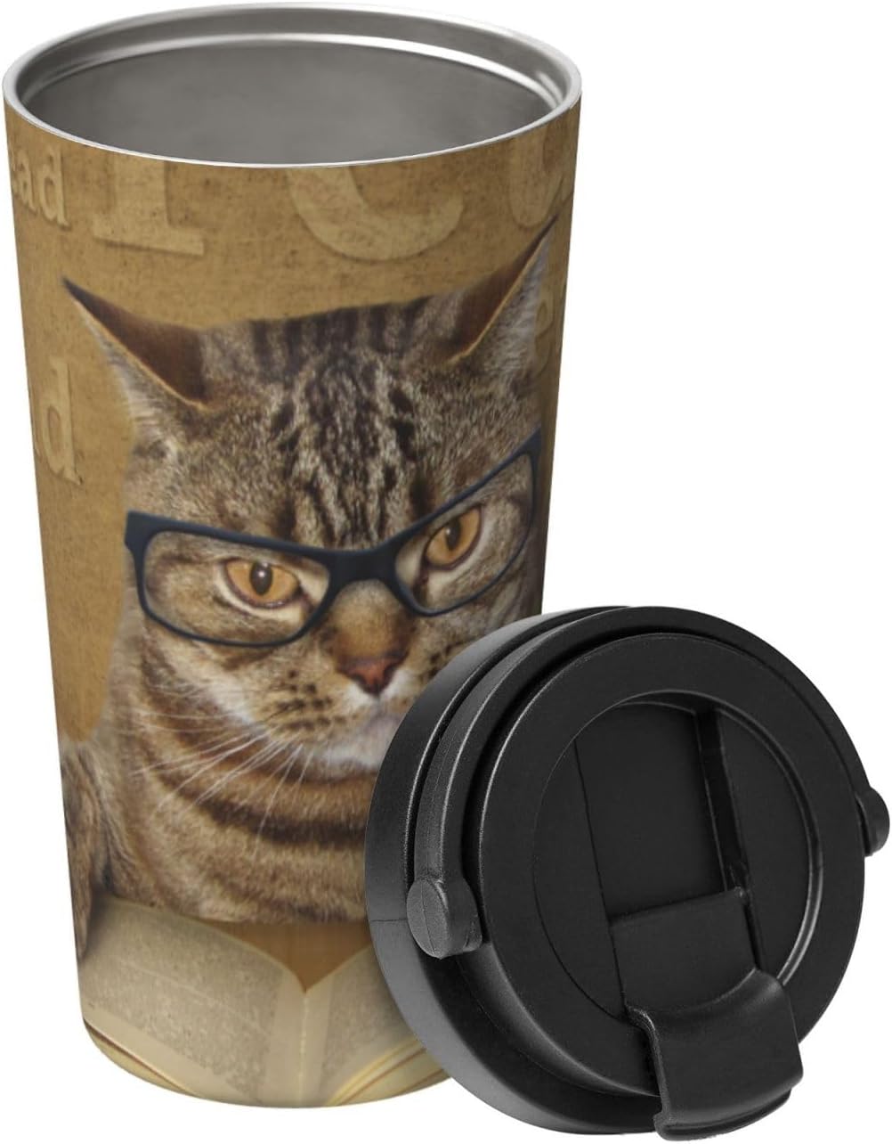 水筒 おもしろ 猫 猫柄 面白い ねこ (2) マグカップ 真空断熱 保温 保冷 人気 ステンレスボトル スポーツ飲料対応 漏れない おもしろ 猫  猫柄 面白い ねこ 水筒 マグボトル おしゃれ軽量直飲みウォーターボトル Sus304食品グレードステンレス製フタ付き 水筒 直飲み ... 水筒 おもしろ 猫 猫柄 面白い ねこ マグカップ 真空断熱 保温 保冷 人気 ステンレスボトル スポーツ飲料対応 漏れない 直飲み