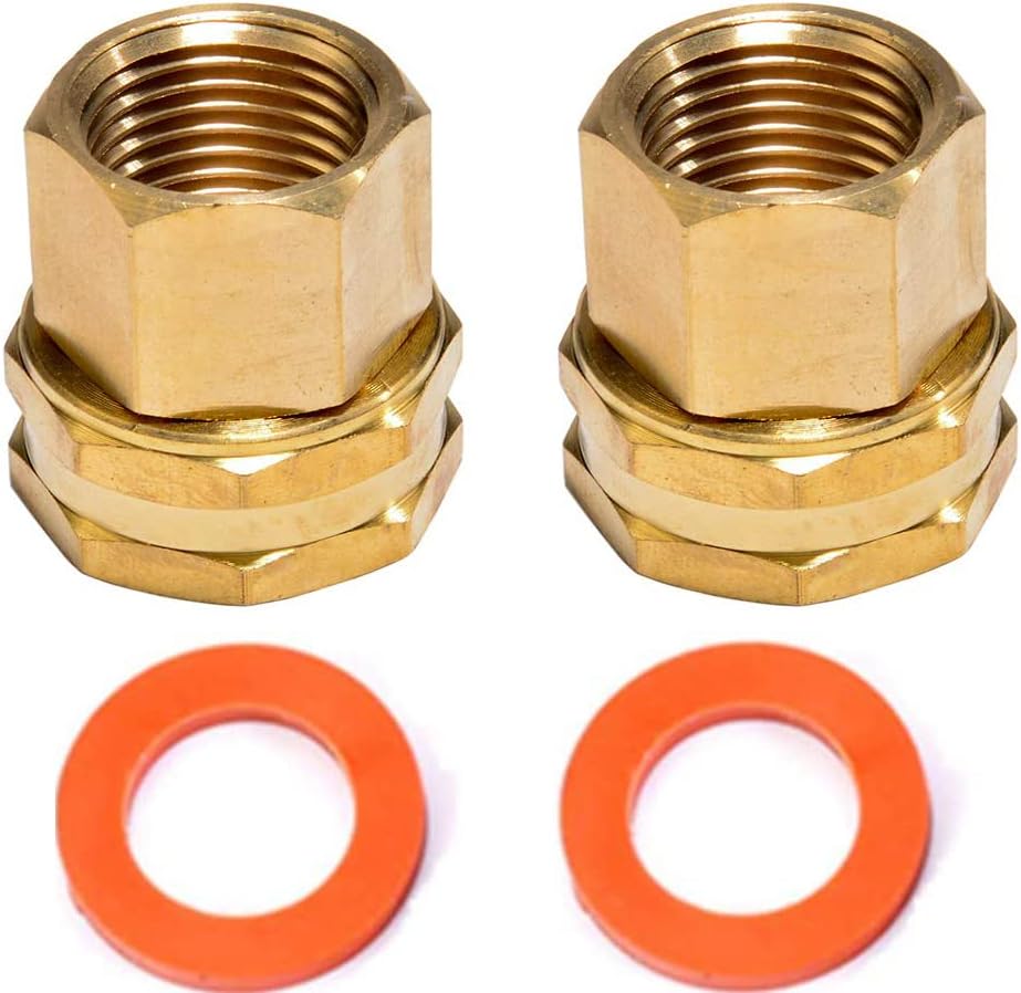 Sanpaint Brass Garden Hose Connector 90 Degree Water Hose Elbow,Fits 3/