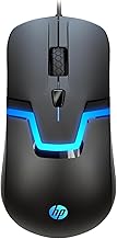 HP Wired RGB Gaming Mouse High Performance Mouse with Optical Sensor, 3 Buttons, 7 Color LED for Computer Notebook Laptop Office PC Home