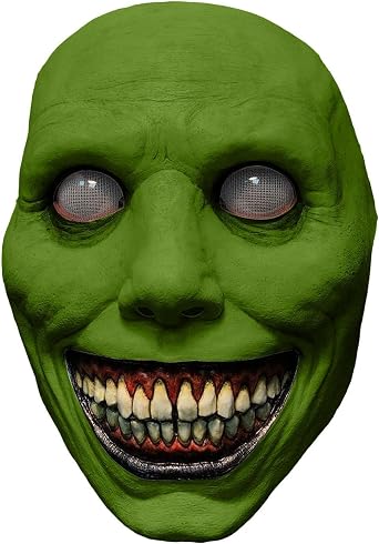 Scary Masques Smiling Creepy Realistic Horror Costume Cosplay Props