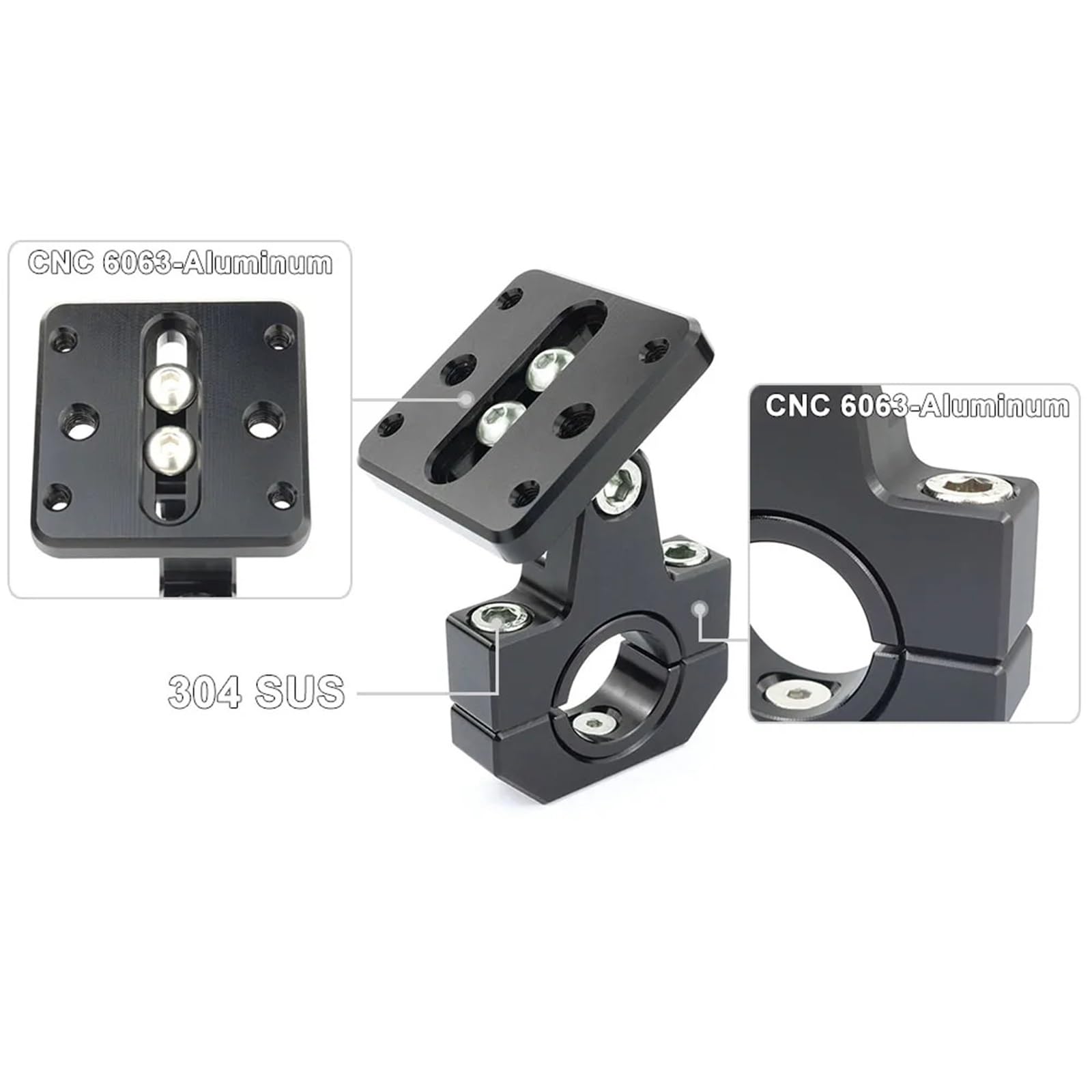 Staffa Di Navigazione Supporto Per Manubrio GPS 22 Mm E 28 Mm Per CB1000R CB300R CB125R CB250F CB500F CB500X CB650F CB1000 CBF500 Supporto Di Navigazione