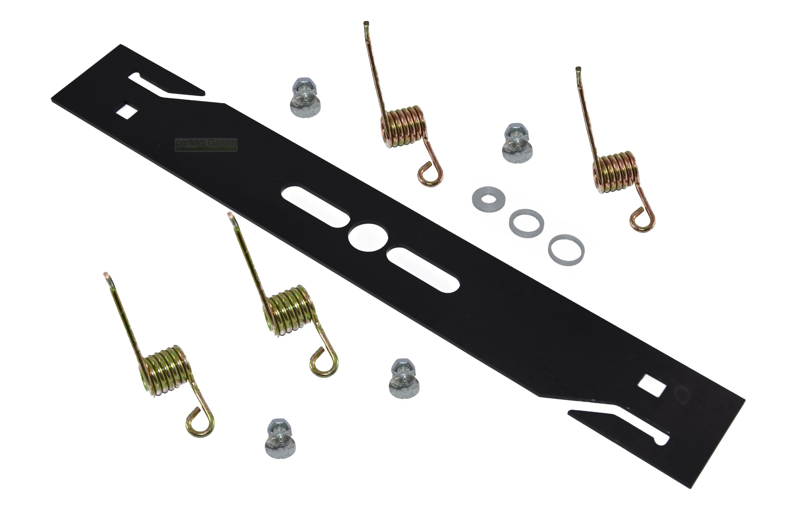 perfektGarten Scarifying blade/power rake, moss remover, various lawnmowers + 4 hardened springs