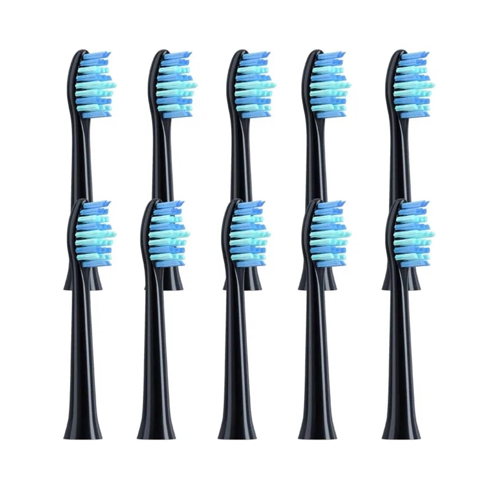 tianwandong Wymienne końcówki do szczoteczki elektrycznej kompatybilne z szczoteczką elektryczną Lebooo, 4-16 szt.(8pcs BLACK)