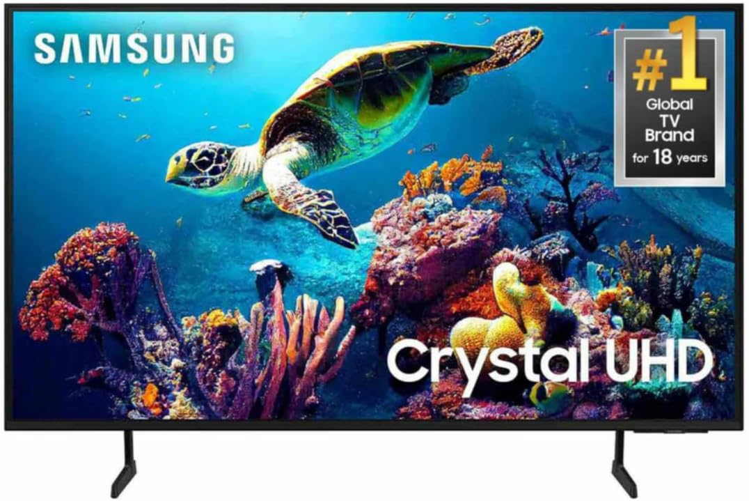 SAMSUNG 65-Inch Class Crystal UHD 4K (2160p) Smart...