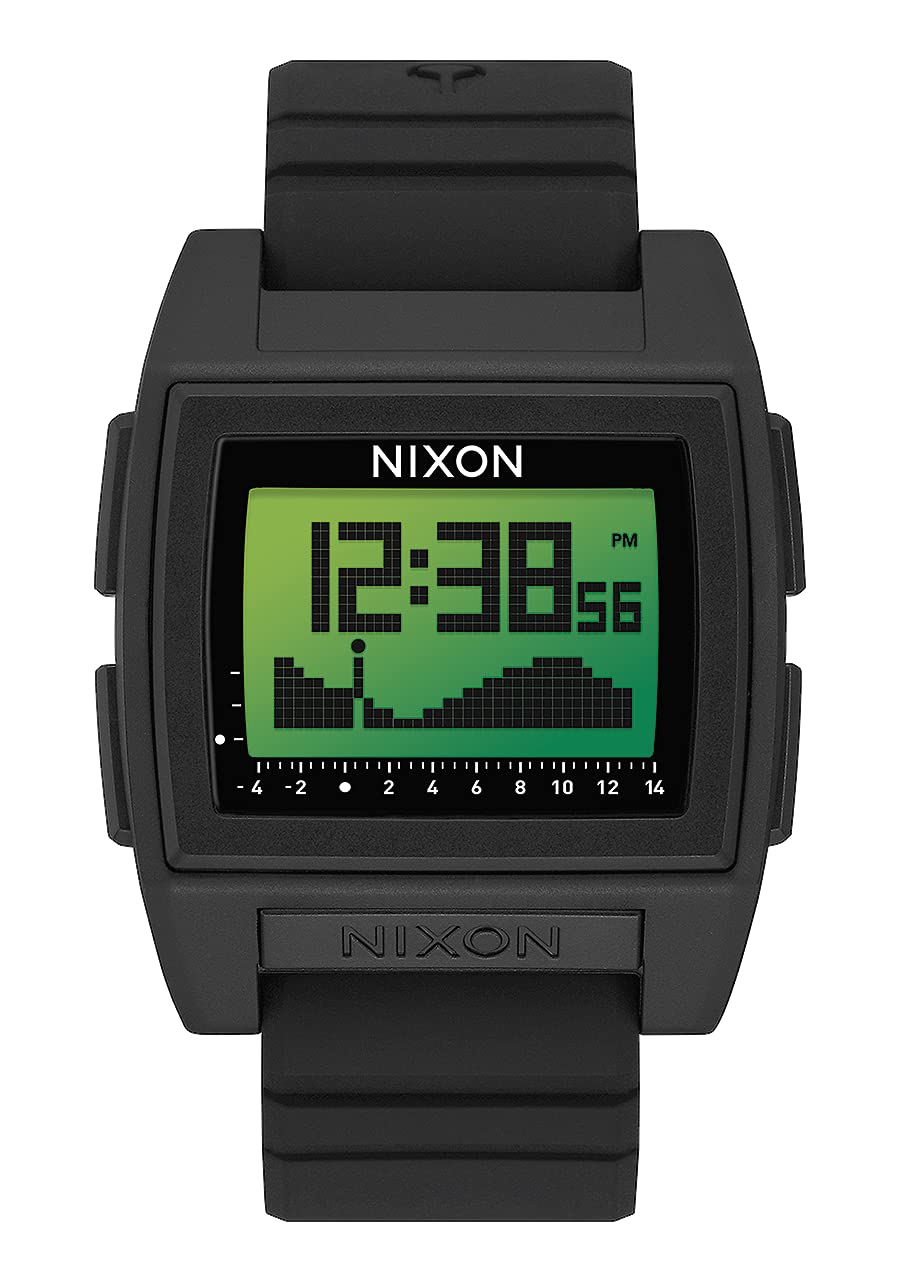 Nixon Base Tide Pro A1212 Black Green Positive 100m Water