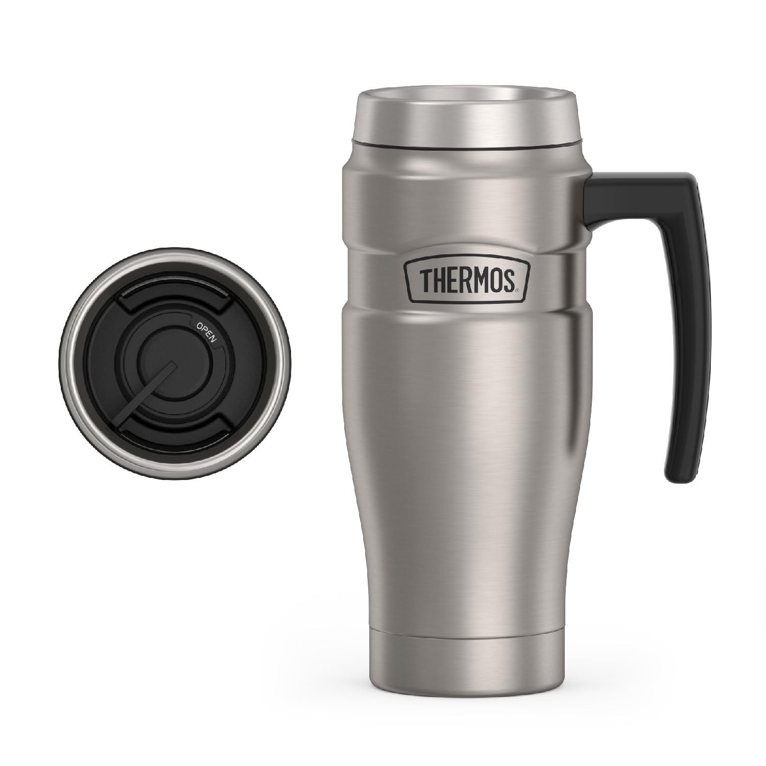 THERMOS STAINLESS STEEL VACUUM INSULATED STEEL MUG 470 ML, SK1000MS, TRAVEL MUG, THERMOS MUG, INSULATED TUMBLER