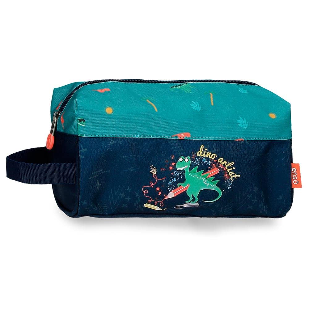 Enso Dino artist Neceser Adaptable Multicolor 20,5x16,5x6 cms Poliéster