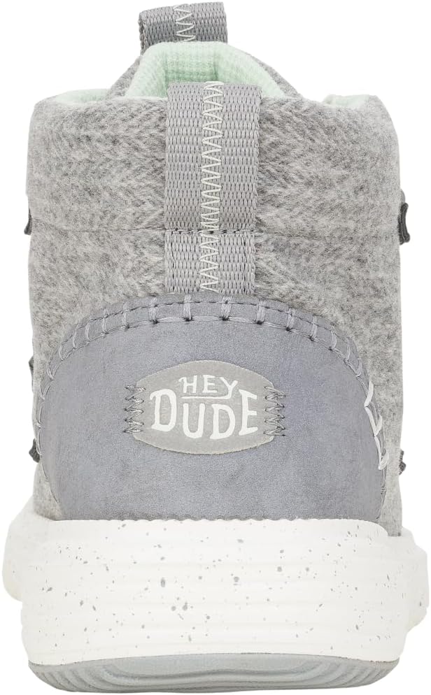 HEYDUDE Women's Reyes Heathered Boot | Lightweight Slip On Dual Pull Tab Women's Boot