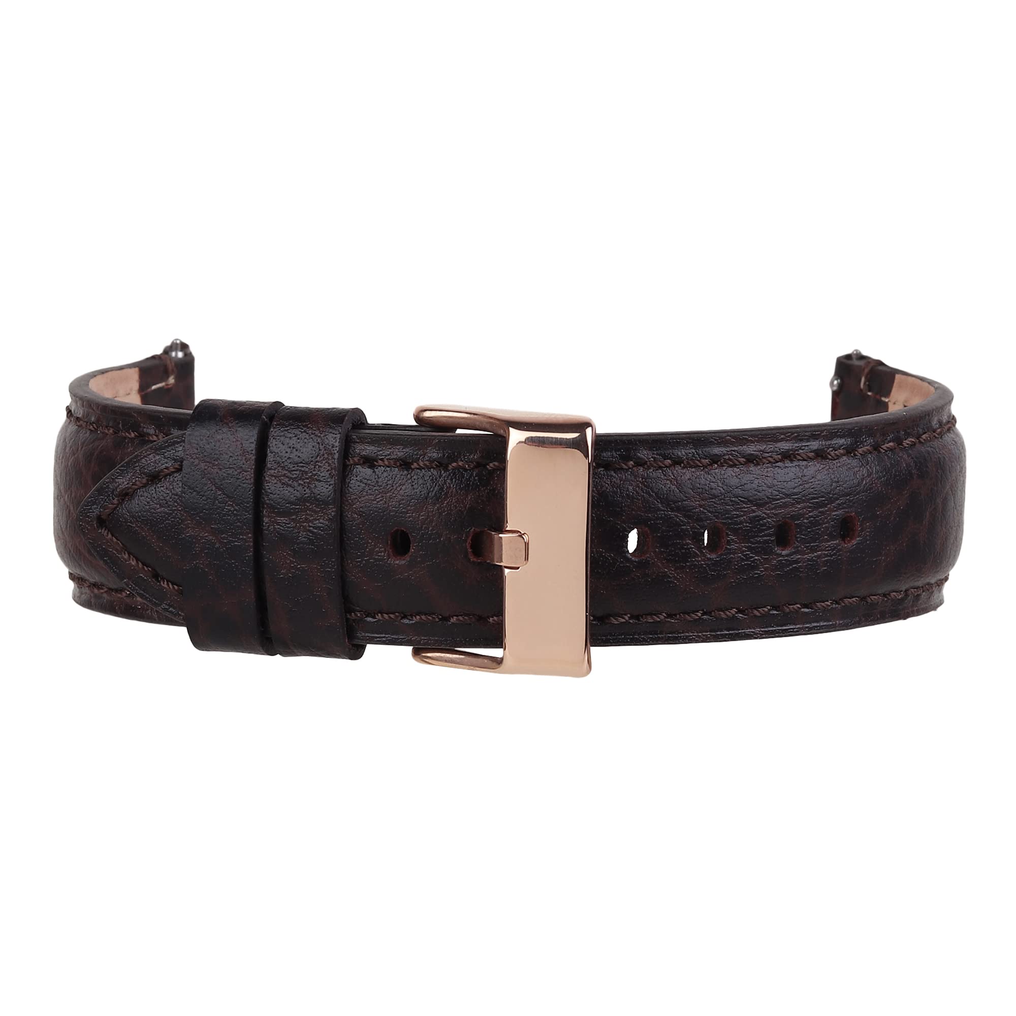 Genuine Leather Quick Release Brown Watch Strap Compatible With Fossil,Casio,Titan,Etc WIth Standard Lug Size 20 mm (852072203) (B0C4FJPGRF) Amazon Price History, Amazon Price Tracker