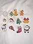Premium Vector | Christmas Snowman And Santa Badges Stickers Set With
