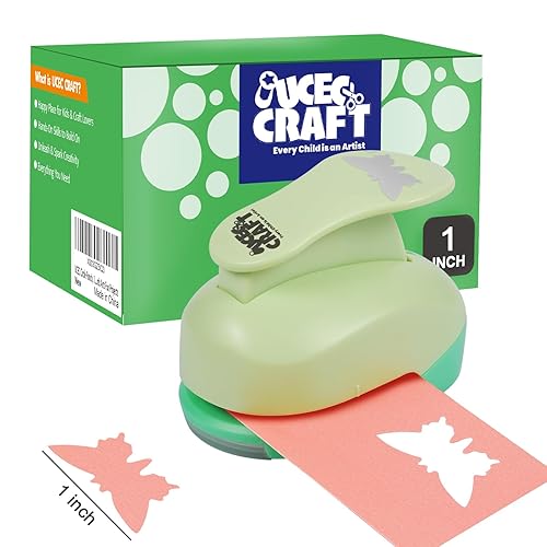 Miniatura 98 de UCEC Perforadora circular, perforadora circular de 1.25 pulgadas, perforadora de papel, perforadora de papel hecha a mano para manualidades