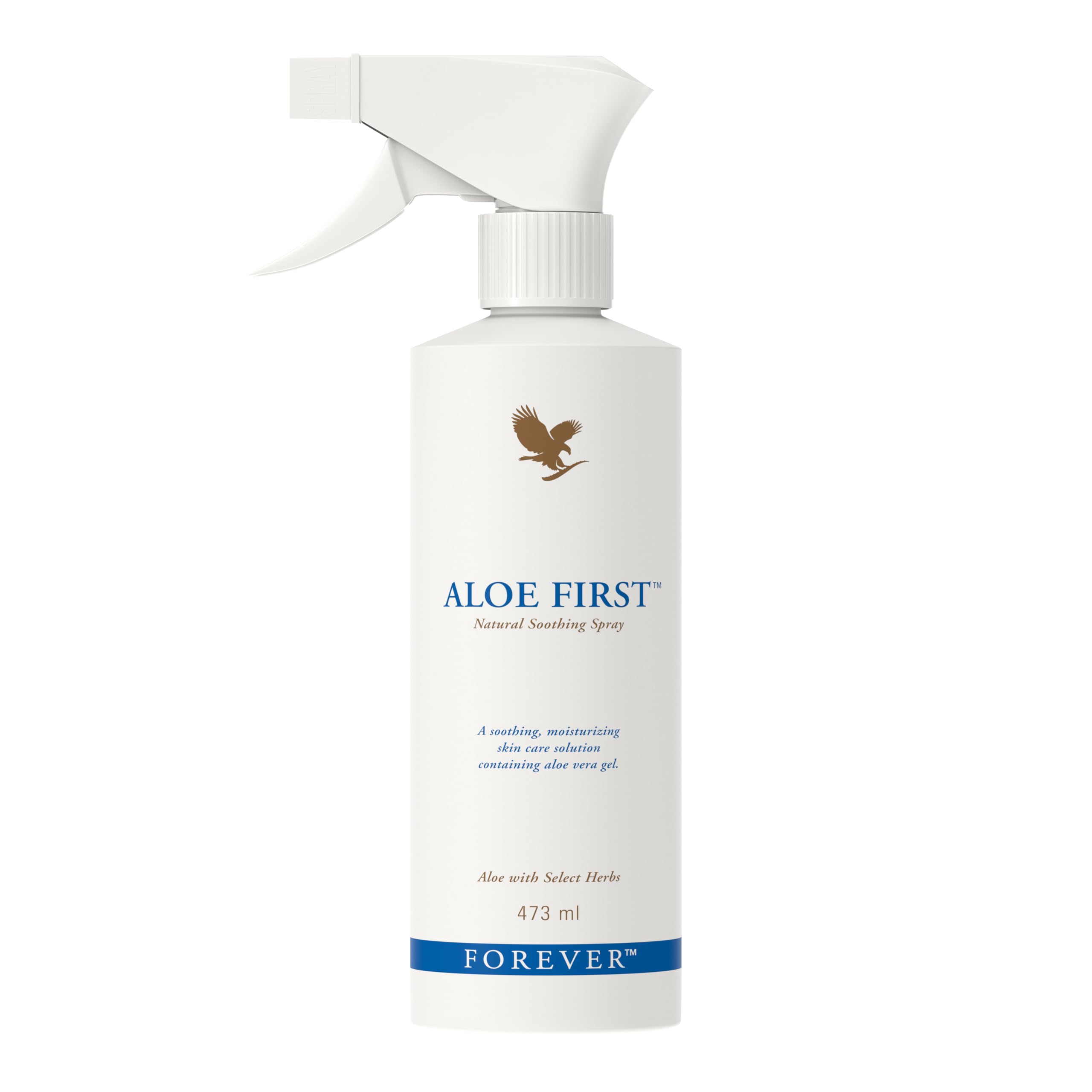 Aloe First, 473ml, Skin Soothing formua, 80% Pure Inner Leaf Aloe Vera, Gluten Free, Vegetarian Friendly
