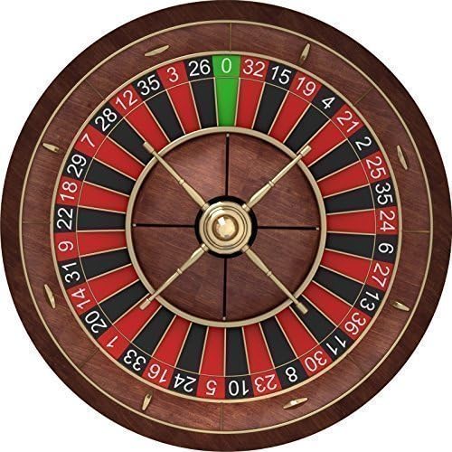 DJ Record Slipmats ROULETTE WHEEL DESIGN Slipmat x 1 (Single) birthday