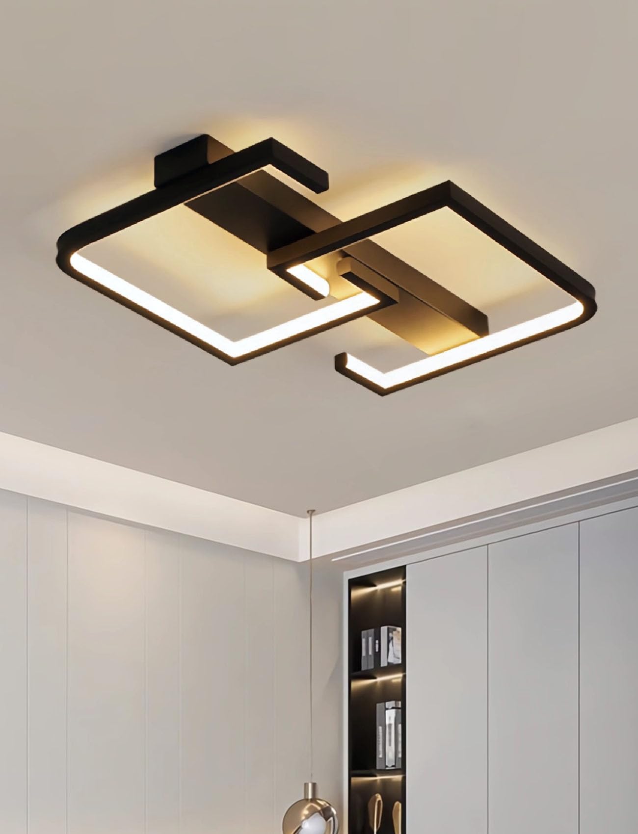 Plafonnier LED moderne télécommandable résolvant le manque de luminosité - 8