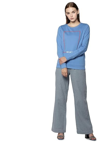 Women's Cotton Crew Neck Sweatshirt