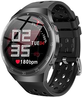 Smart Watch Fitness Tracker Men Women Full Touch Screen Heart Rate Monitoring Blood Oxygen Blood Pressure Monitor Sleep Tracker Body Temperature Full Touch Screen Sports Tracker Women for Android (Co