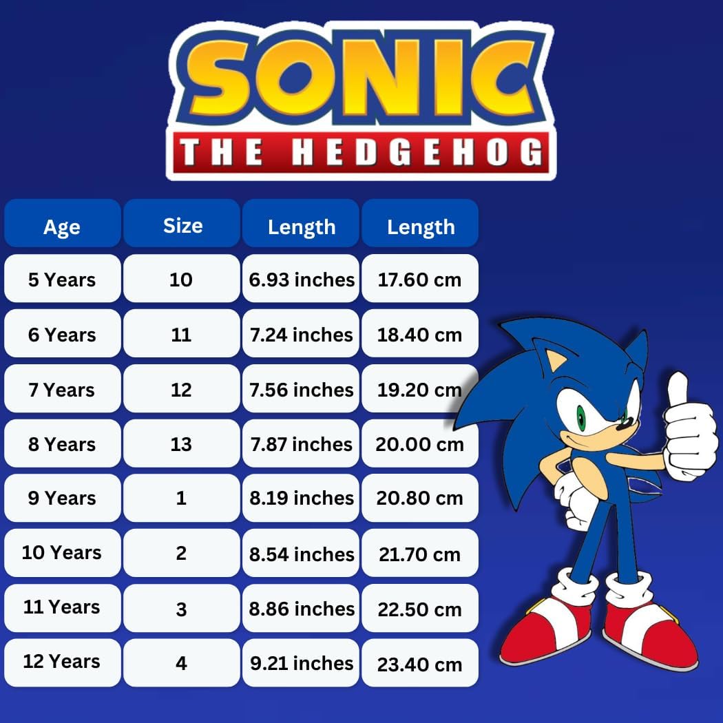 Disney Boy Girl Lilo & Stitch Ninja Turtle Spiderman Sonic The Hedgehog Shoes Laceless Slip on Strap Tennis Runner Athletic Sneakers for Kids Sizes: 10 Toddlers 11-13 Little Kid 1-4 Big Kid - Image 6