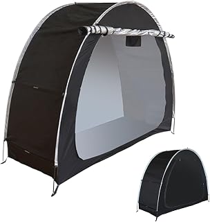 Cobertizo de viaje multifuncional a prueba de polvo, tienda de campaña portátil para bicicleta, impermeable, 210D, tela Oxford recubierta de plata, protección UV, diseño plegable para bicicletas